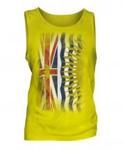 British Columbia Faded Flag Mens Vest