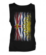 British Columbia Faded Flag Mens Vest