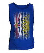 British Columbia Faded Flag Mens Vest