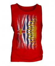 British Columbia Faded Flag Mens Vest