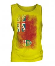 Manitoba Faded Flag Mens Vest
