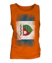 Northwest Territories Faded Flag Mens Vest