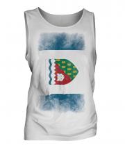 Northwest Territories Faded Flag Mens Vest