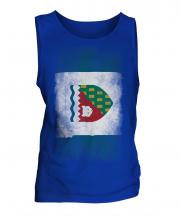 Northwest Territories Faded Flag Mens Vest