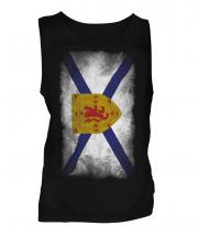 Nova Scotia Faded Flag Mens Vest