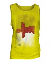 Nunavut Faded Flag Mens Vest
