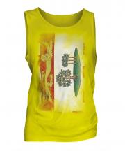 Prince Edward Island Faded Flag Mens Vest