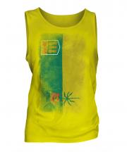 Saskatchewan Faded Flag Mens Vest