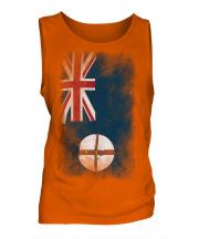 New South Wales Faded Flag Mens Vest