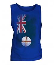 New South Wales Faded Flag Mens Vest