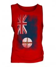 New South Wales Faded Flag Mens Vest