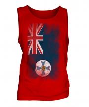 Queensland Faded Flag Mens Vest
