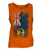 South Australia Faded Flag Mens Vest