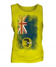 South Australia Faded Flag Mens Vest
