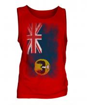 South Australia Faded Flag Mens Vest