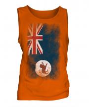 Tasmania Faded Flag Mens Vest