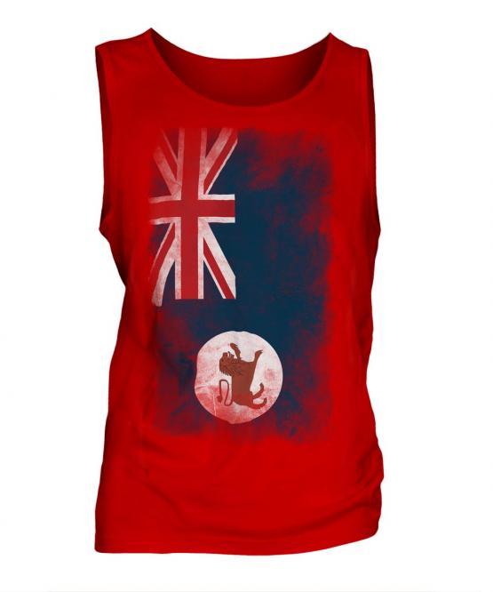Tasmania Faded Flag Mens Vest