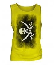 Pirate Faded Flag Mens Vest