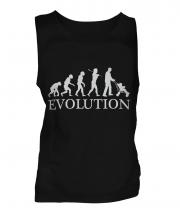 Dad With Pushchair Evolution Mens Vest