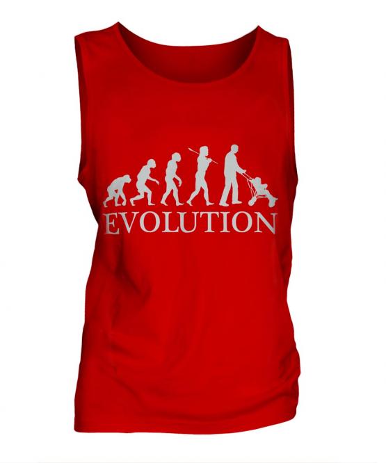 Dad With Pushchair Evolution Mens Vest