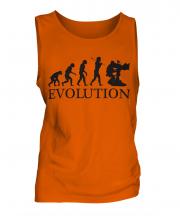 Television Cameraman Evolution Mens Vest
