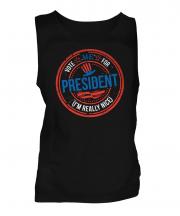 Me For President Mens Vest