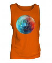 Beautiful Earth Fashion Print Mens Vest