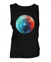 Beautiful Earth Fashion Print Mens Vest