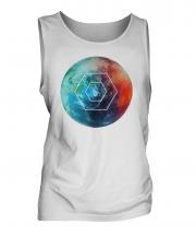 Beautiful Earth Fashion Print Mens Vest