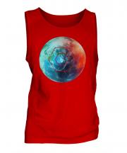 Beautiful Earth Fashion Print Mens Vest