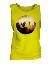 Music Gig Fashion Print Mens Vest