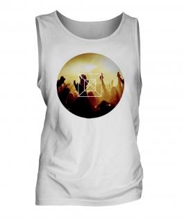 Music Gig Fashion Print Mens Vest