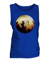 Music Gig Fashion Print Mens Vest
