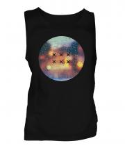 Drops Of Rain Fashion Print Mens Vest