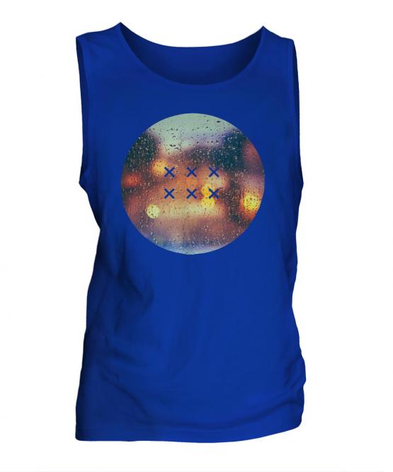 Drops Of Rain Fashion Print Mens Vest