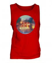 Drops Of Rain Fashion Print Mens Vest