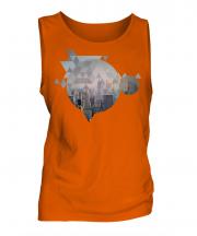 New York City Print Mens Vest