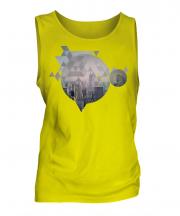 New York City Print Mens Vest