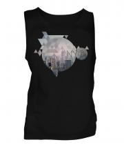 New York City Print Mens Vest