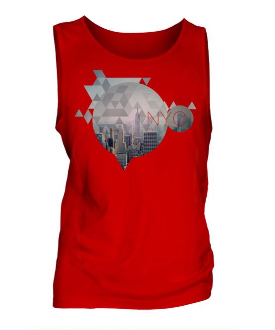 New York City Print Mens Vest