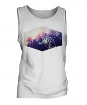Summer Palm Trees Print Mens Vest