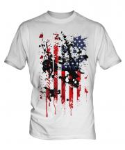Stars And Stripes Abstract Print Mens T-Shirt