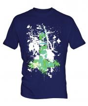 Grunge Cross Mens T-Shirt