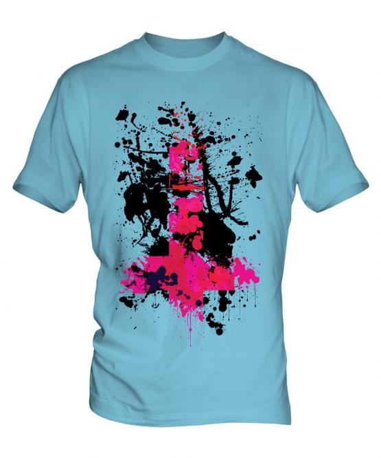 Grunge Cross Mens T-Shirt