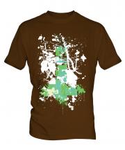 Grunge Cross Mens T-Shirt