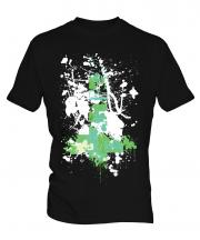 Grunge Cross Mens T-Shirt