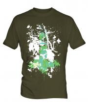 Grunge Cross Mens T-Shirt