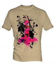 Grunge Cross Mens T-Shirt