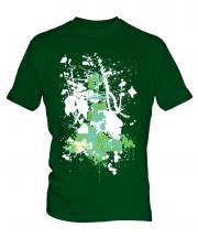 Grunge Cross Mens T-Shirt