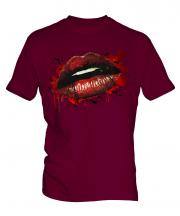 Grunge Lips Mens T-Shirt